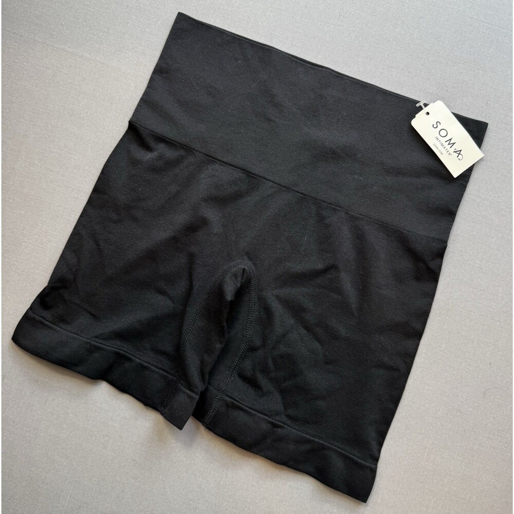 NWT Soma Seamless Ultralight Smoothing Short S/M Black 570321449